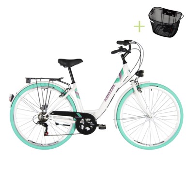 KENZEL Gradski bicikl Corso Royal, 28", bijelo/ljubičasta